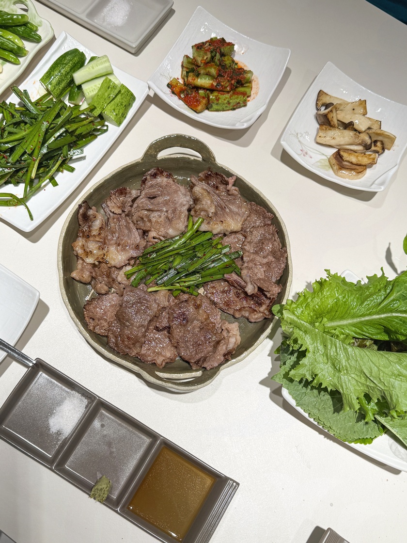가족들과 한우 식사