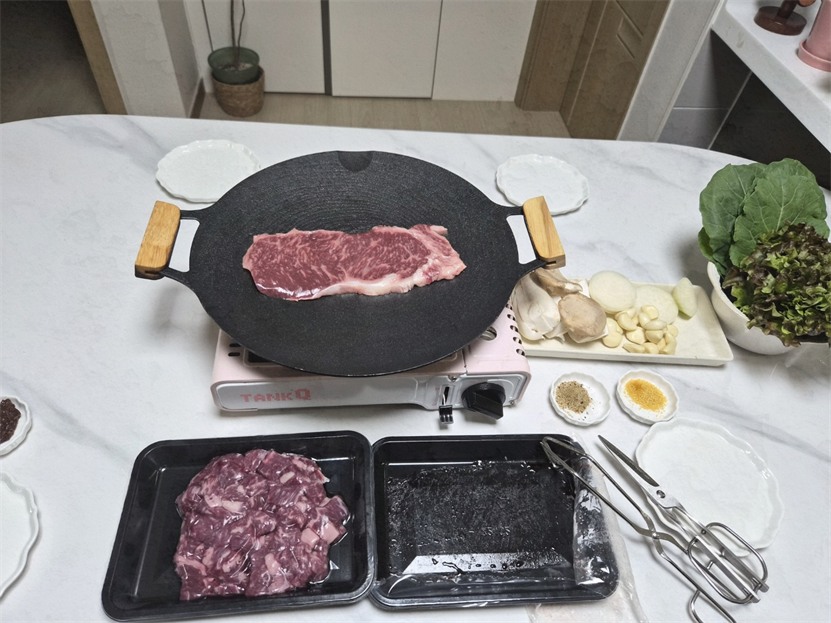 열광한우 채끝 구이